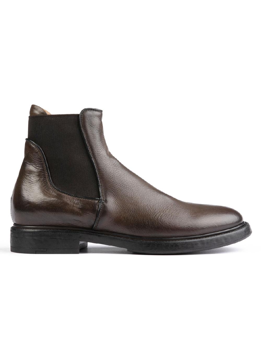 Silvano Sassetti Stivaletti in pelle marrone