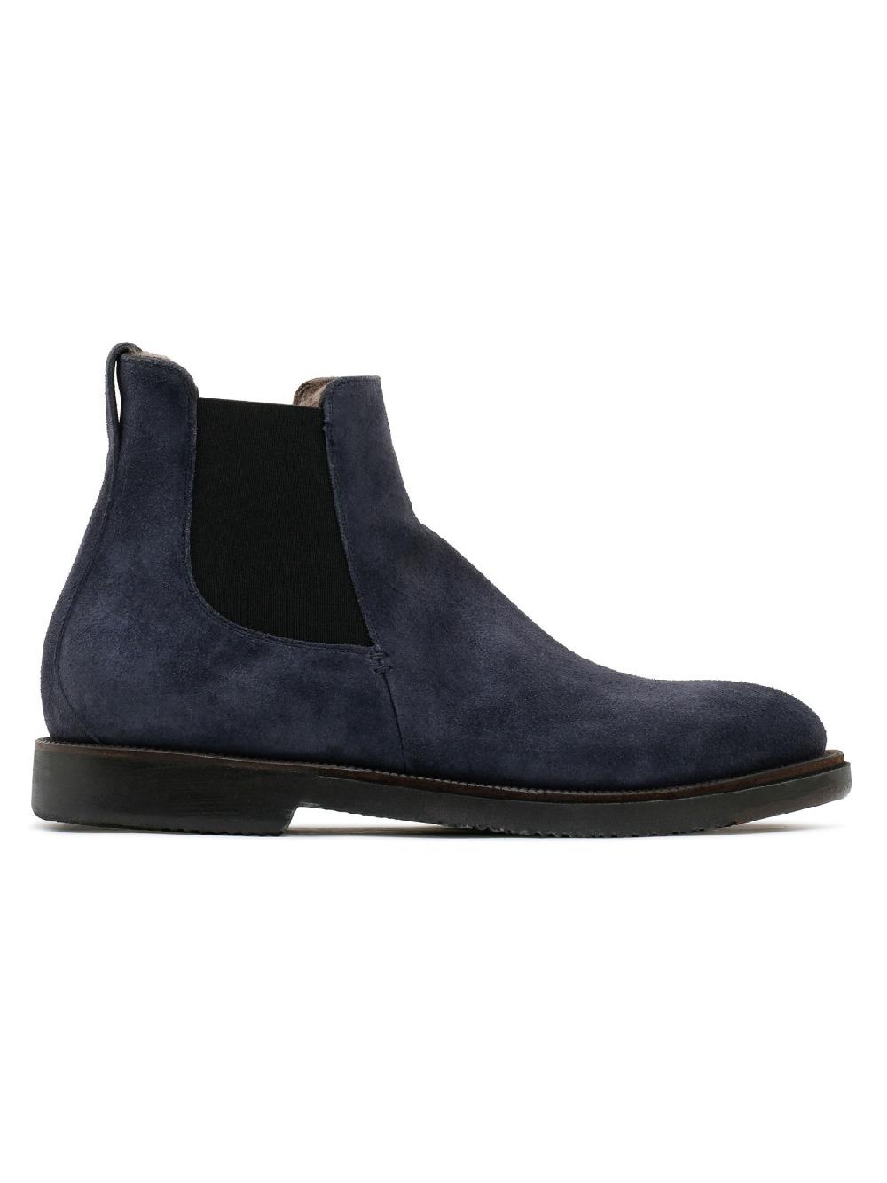 Silvano Sassetti Stivaletti in suede blu