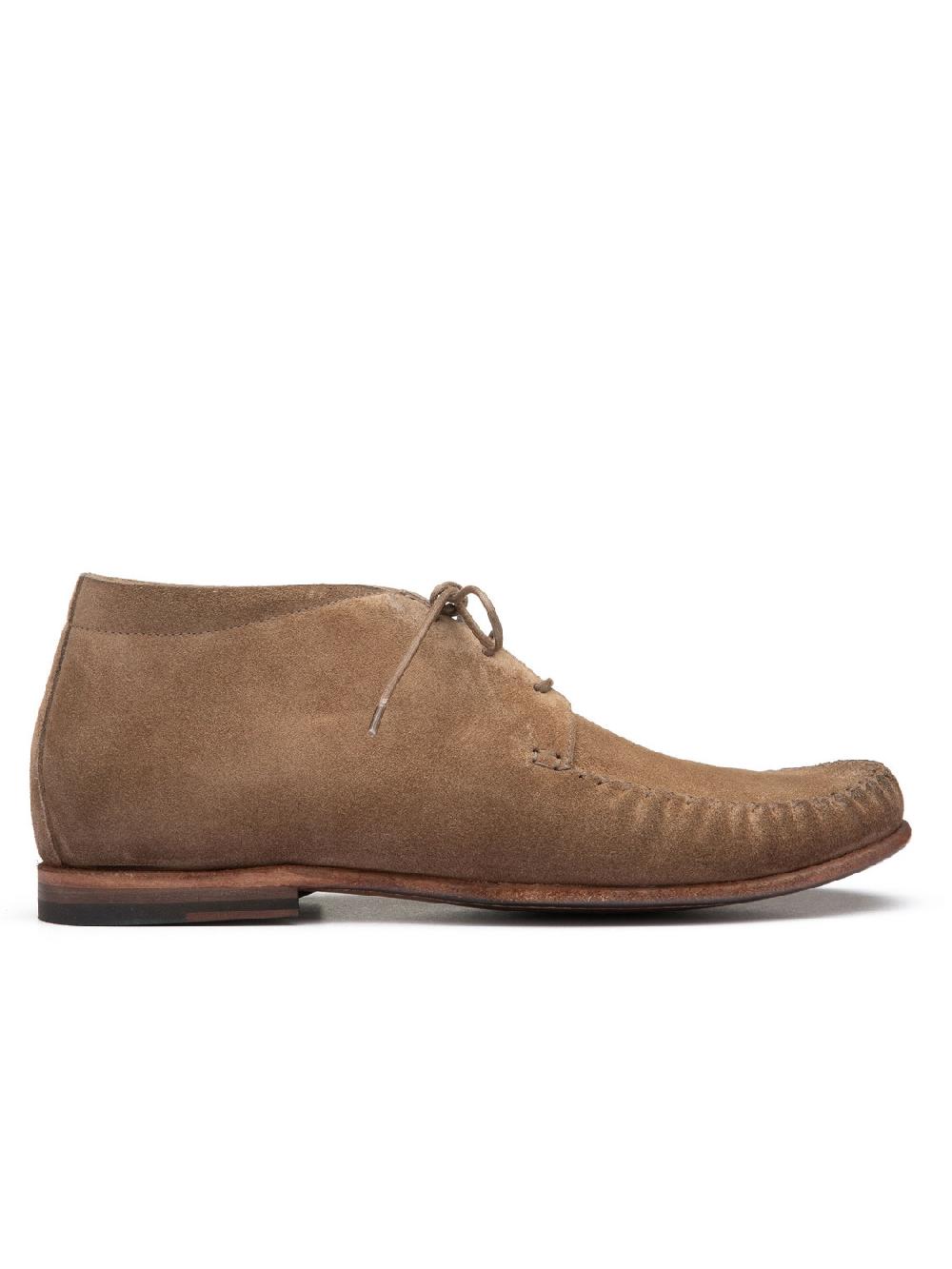 Silvano Sassetti Stivaletti in suede color brandy