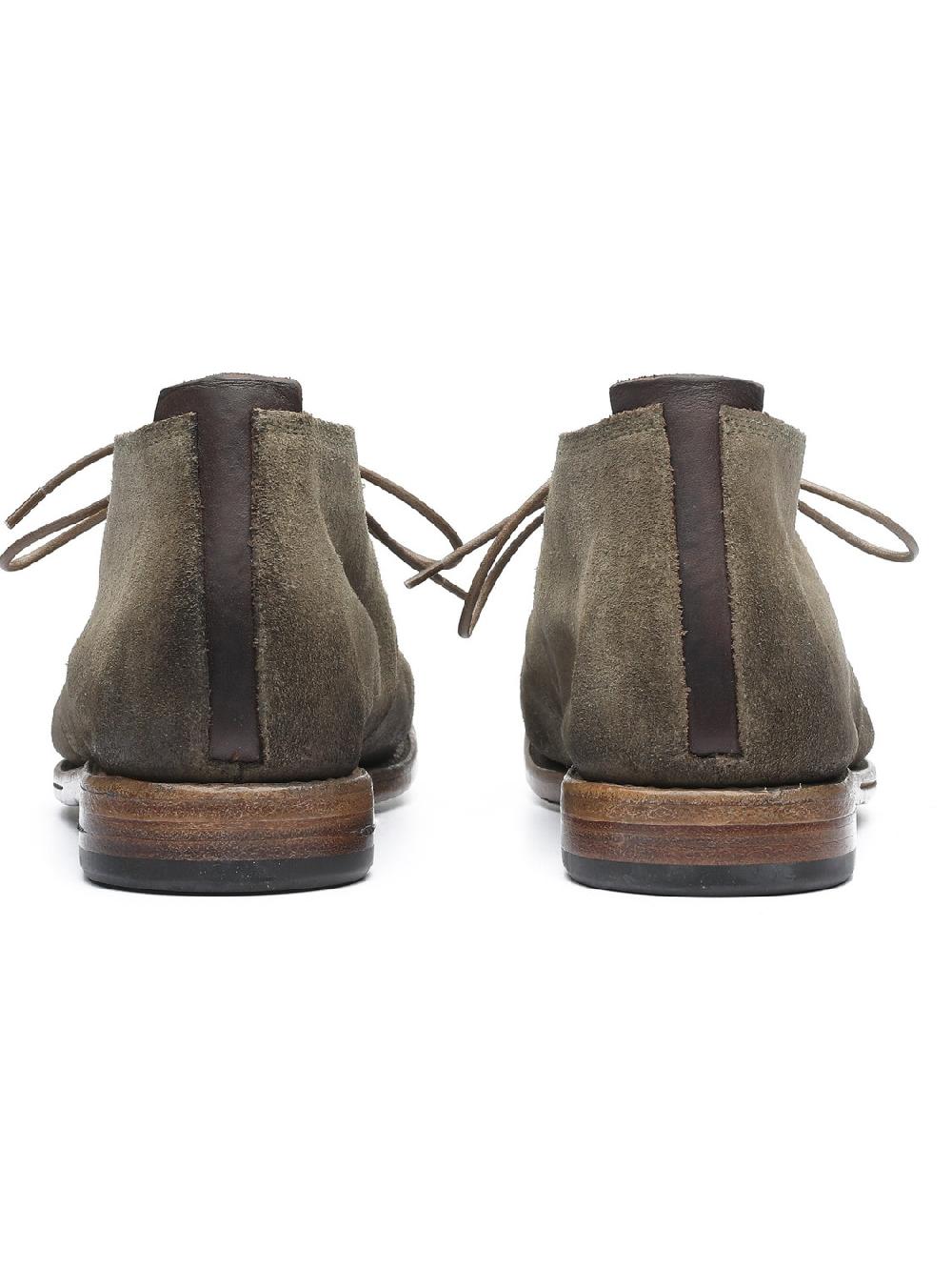 Silvano Sassetti Stivaletti In Suede Color Kaki