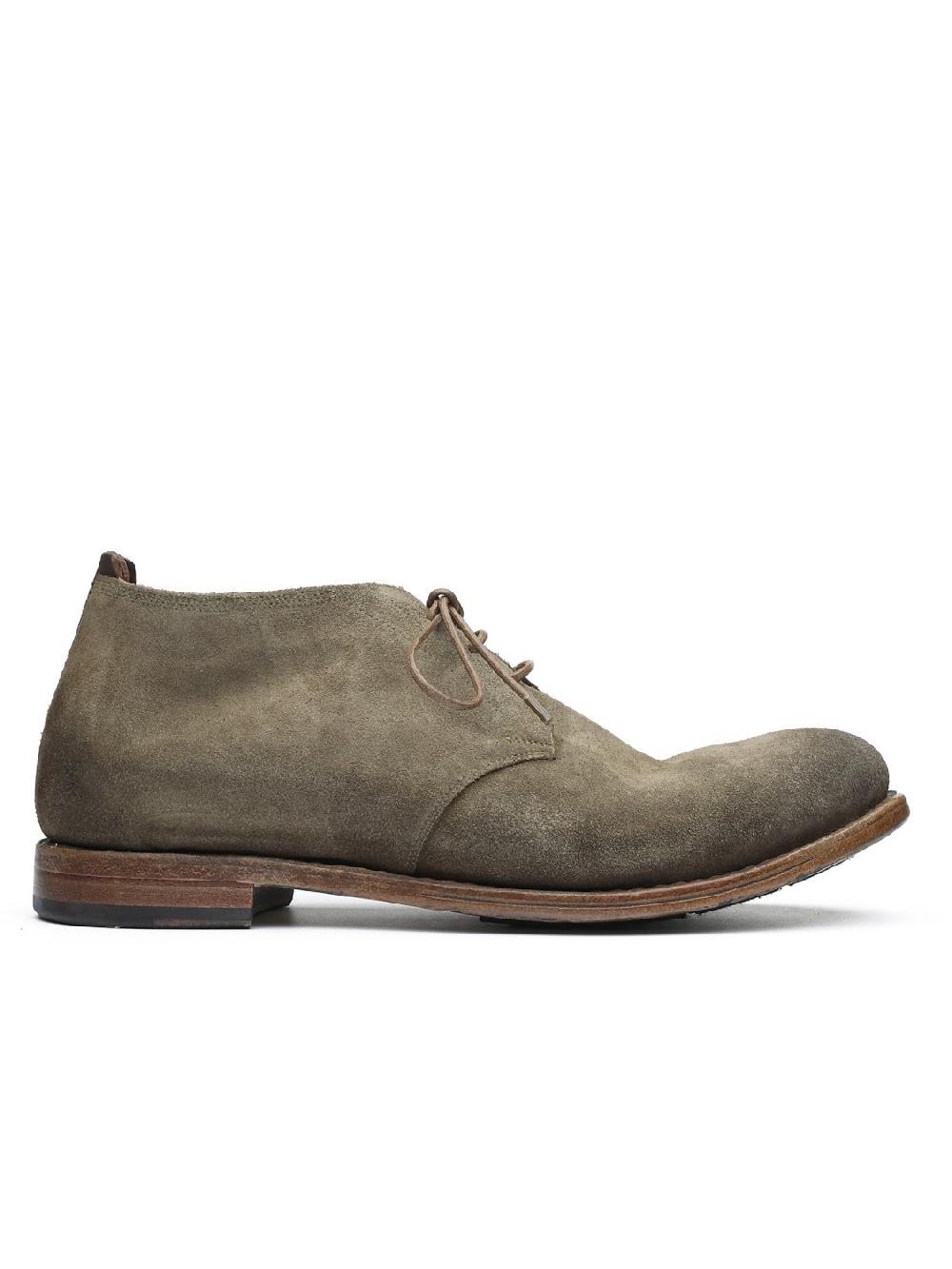 Silvano Sassetti Stivaletti in suede color kaki