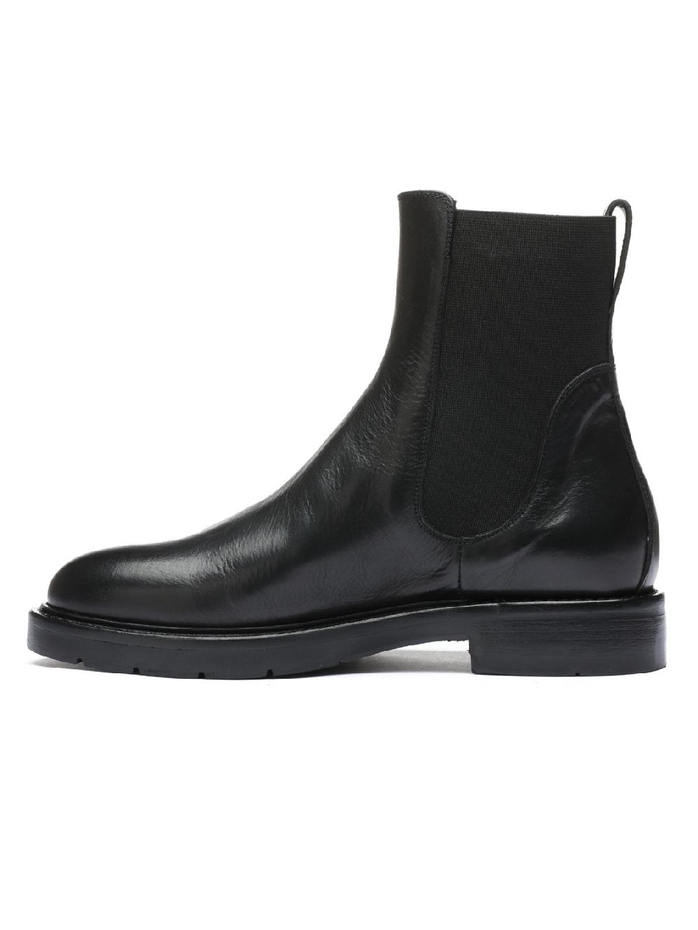 Silvano Sassetti Stivaletti Negri In Pelle Nera