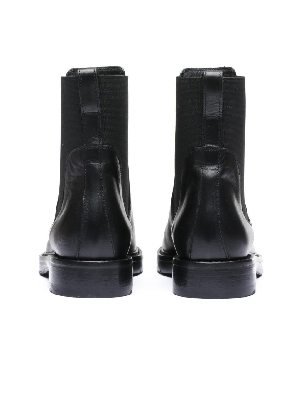 Silvano Sassetti Stivaletti Negri In Pelle Nera