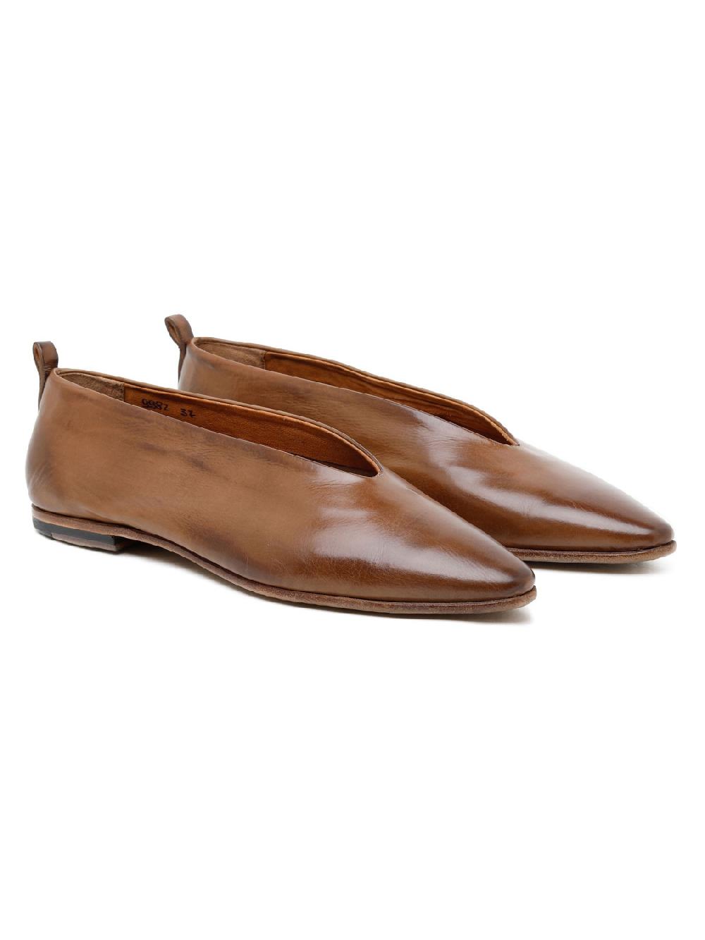 Silvano Sassetti Slippers In Vitello Spazzolato Marrone