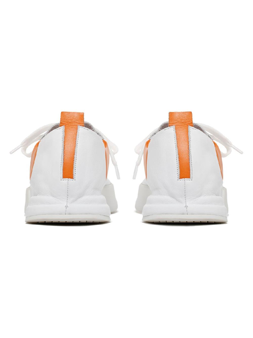 Silvano Sassetti Sneakers Incerti Bianco E Arancione