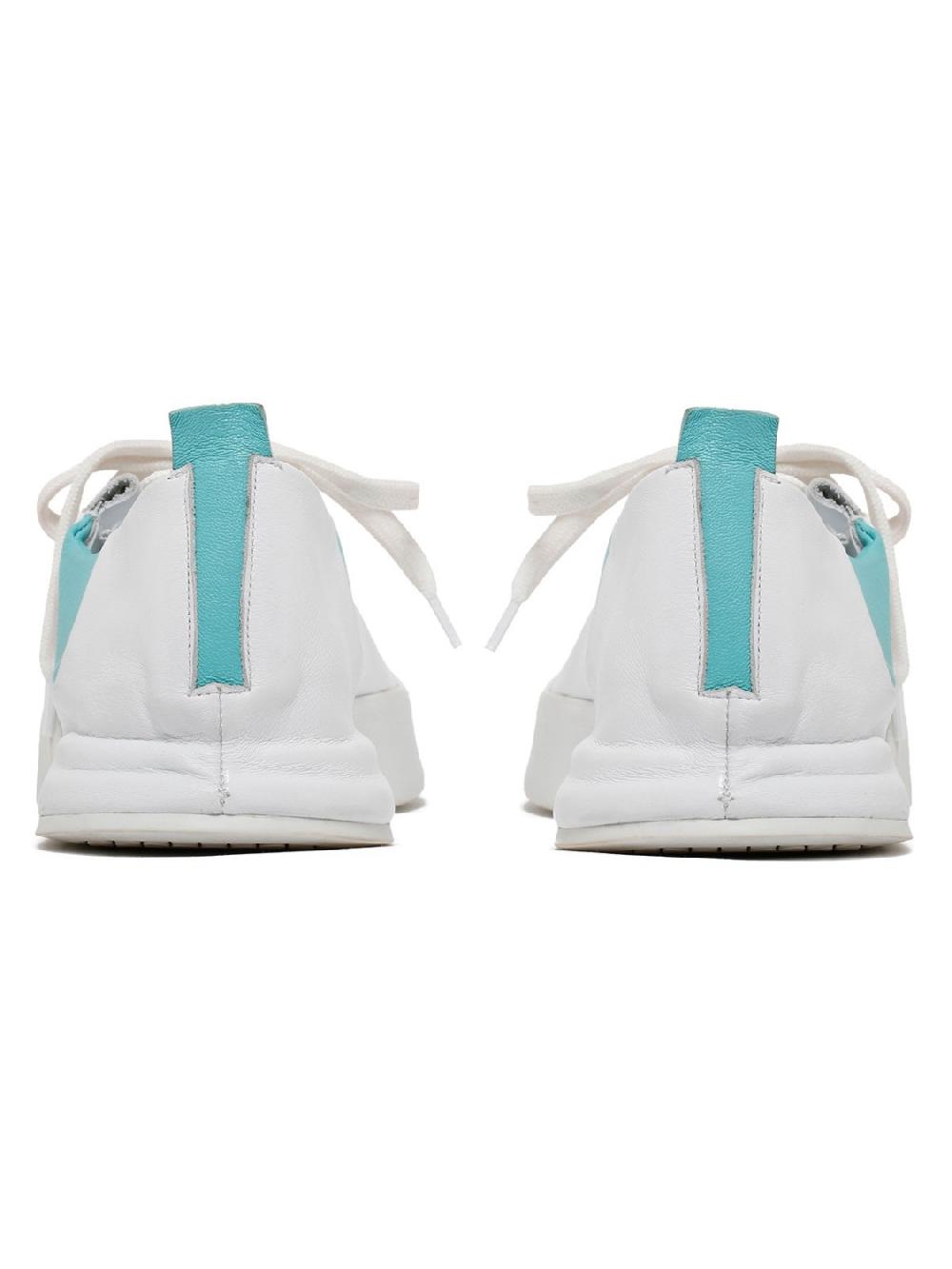 Silvano Sassetti Sneakers Jegher Bianche E Acquamarina