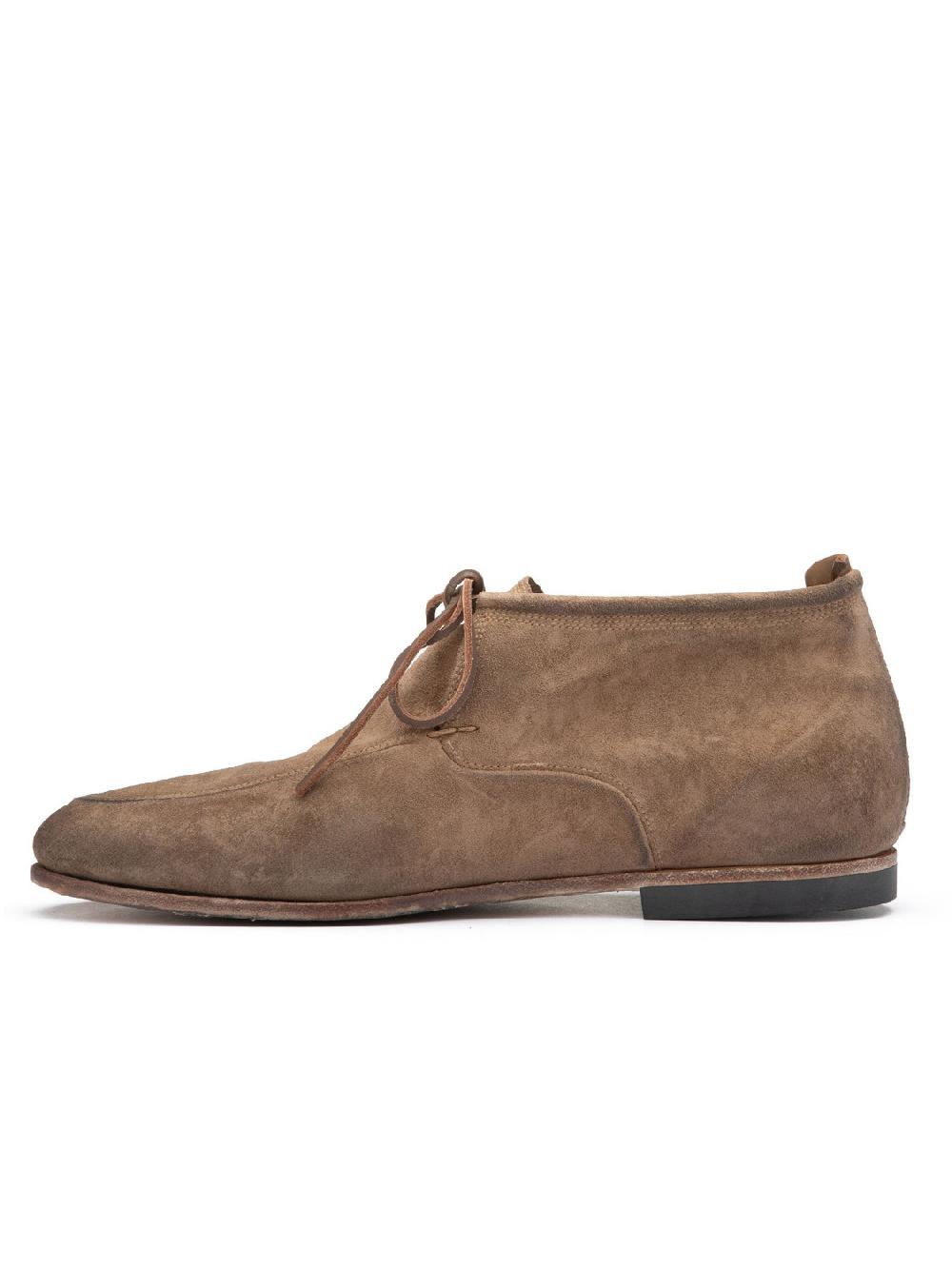 Silvano Sassetti Stivaletti Chukka In Suede Color Argilla
