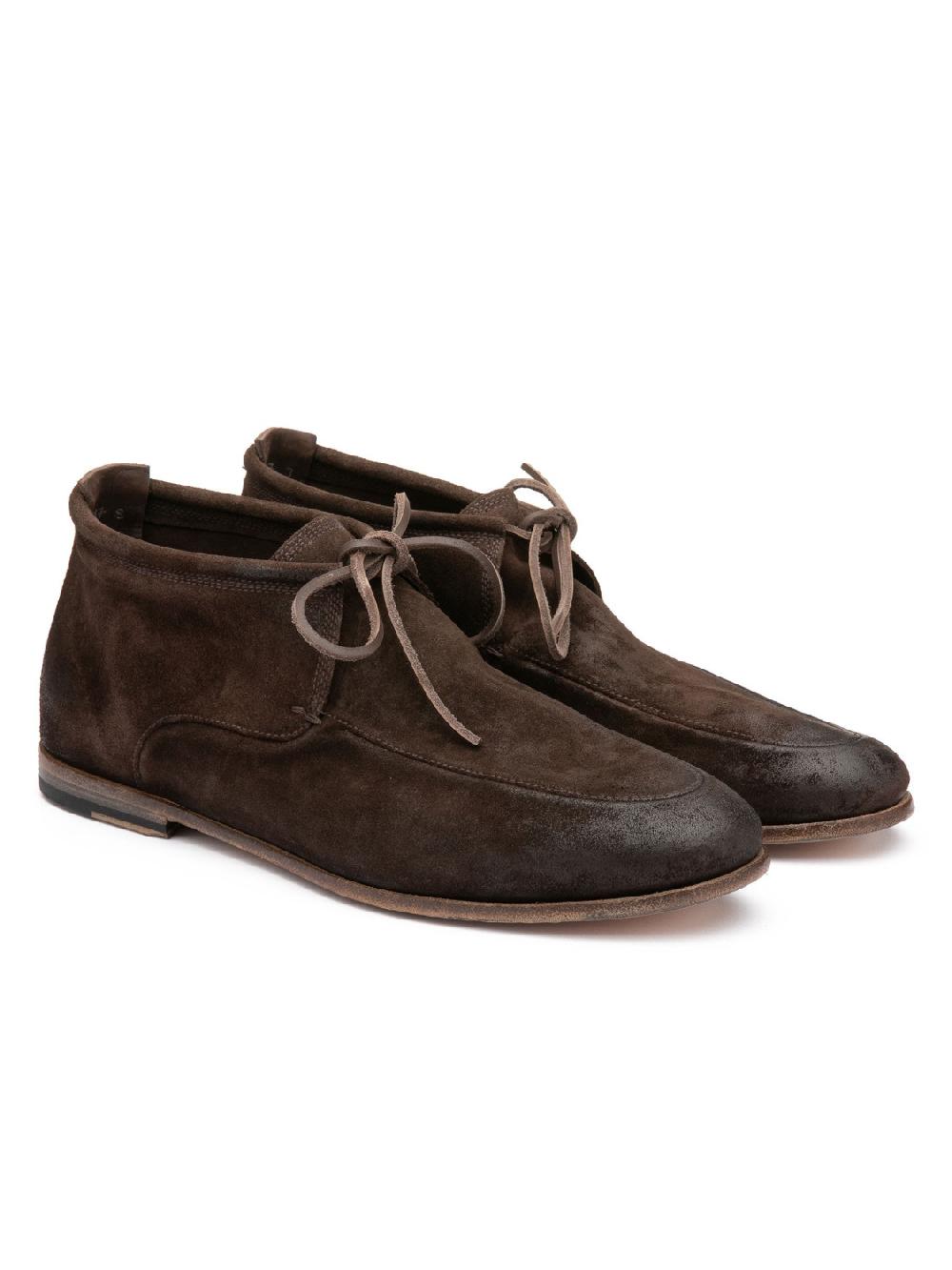 Silvano Sassetti Stivaletti Chukka In Suede Marrone Scuro