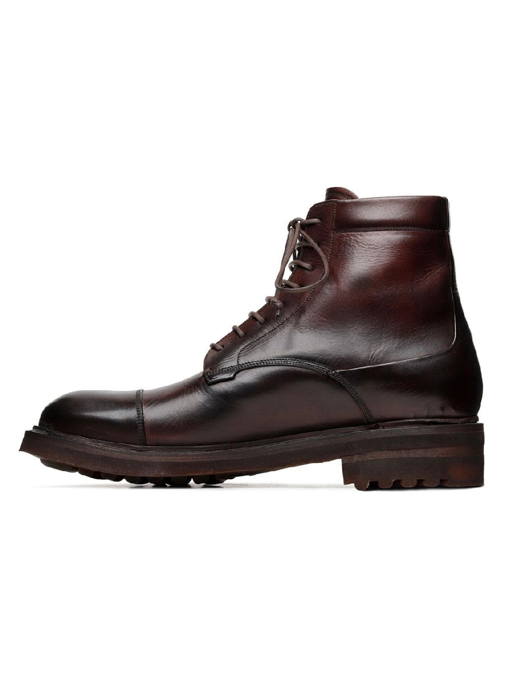 Silvano Sassetti Stivaletti St. Moritz In Pelle Testa Di Moro