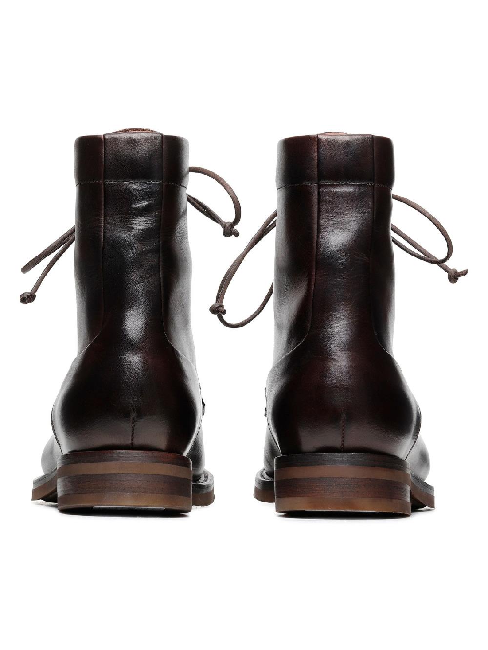 Silvano Sassetti Stivaletto Courmayeur In Pelle Testa Di Moro