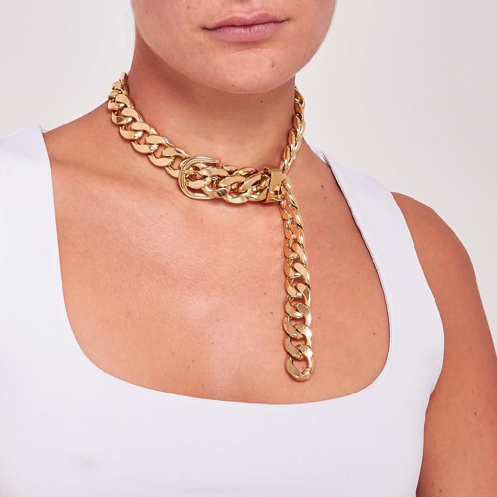 Silvia Gnecchi Buckle Necklace