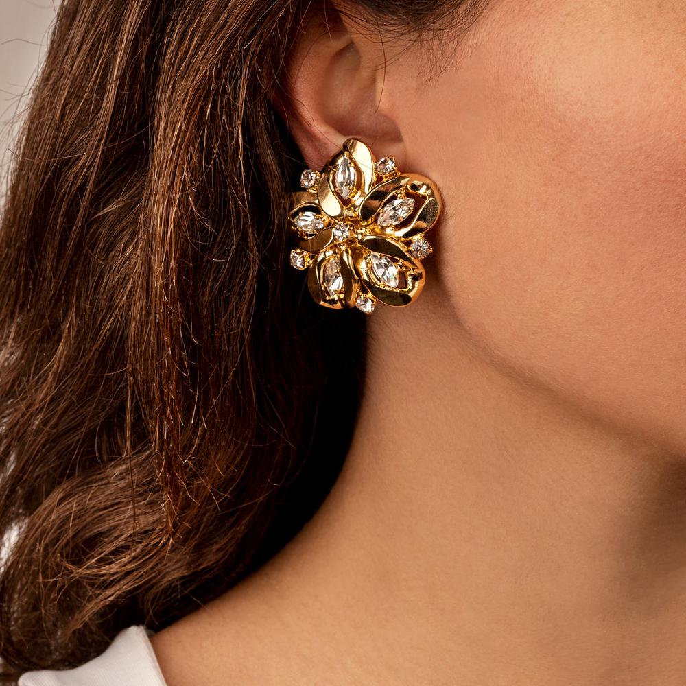 Silvia Gnecchi Camelia Earrings