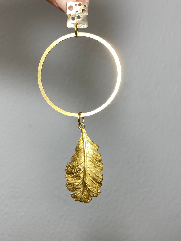 Silvia Gnecchi Feather Earrings