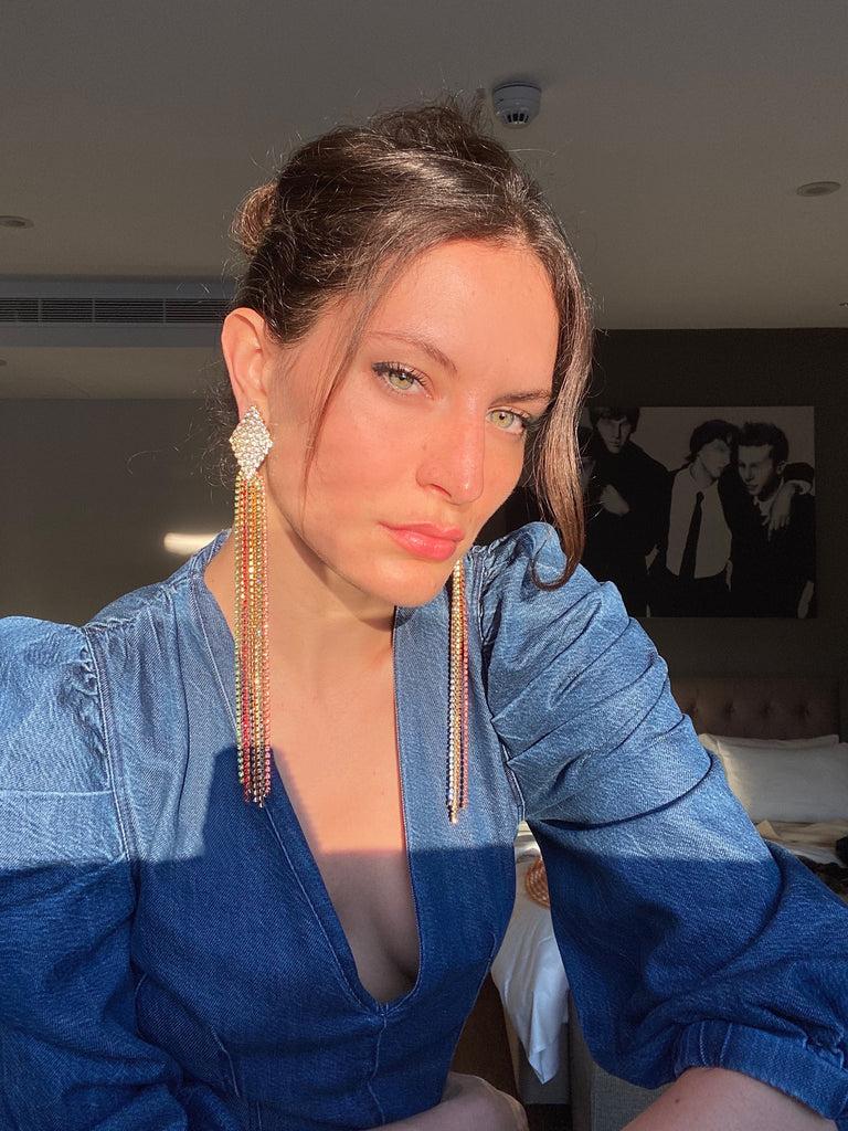 Silvia Gnecchi Jolene Rainbow Earrings