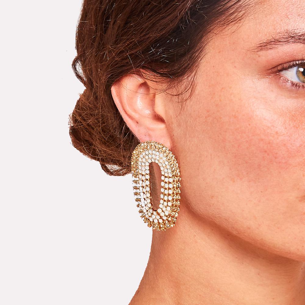 Silvia Gnecchi Liberty Medium Bicolor Earrings