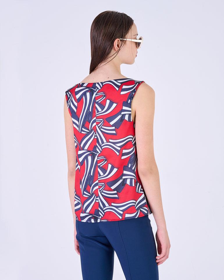 Silvian Heach Canotta A Fantasia Con Scollo A Barca