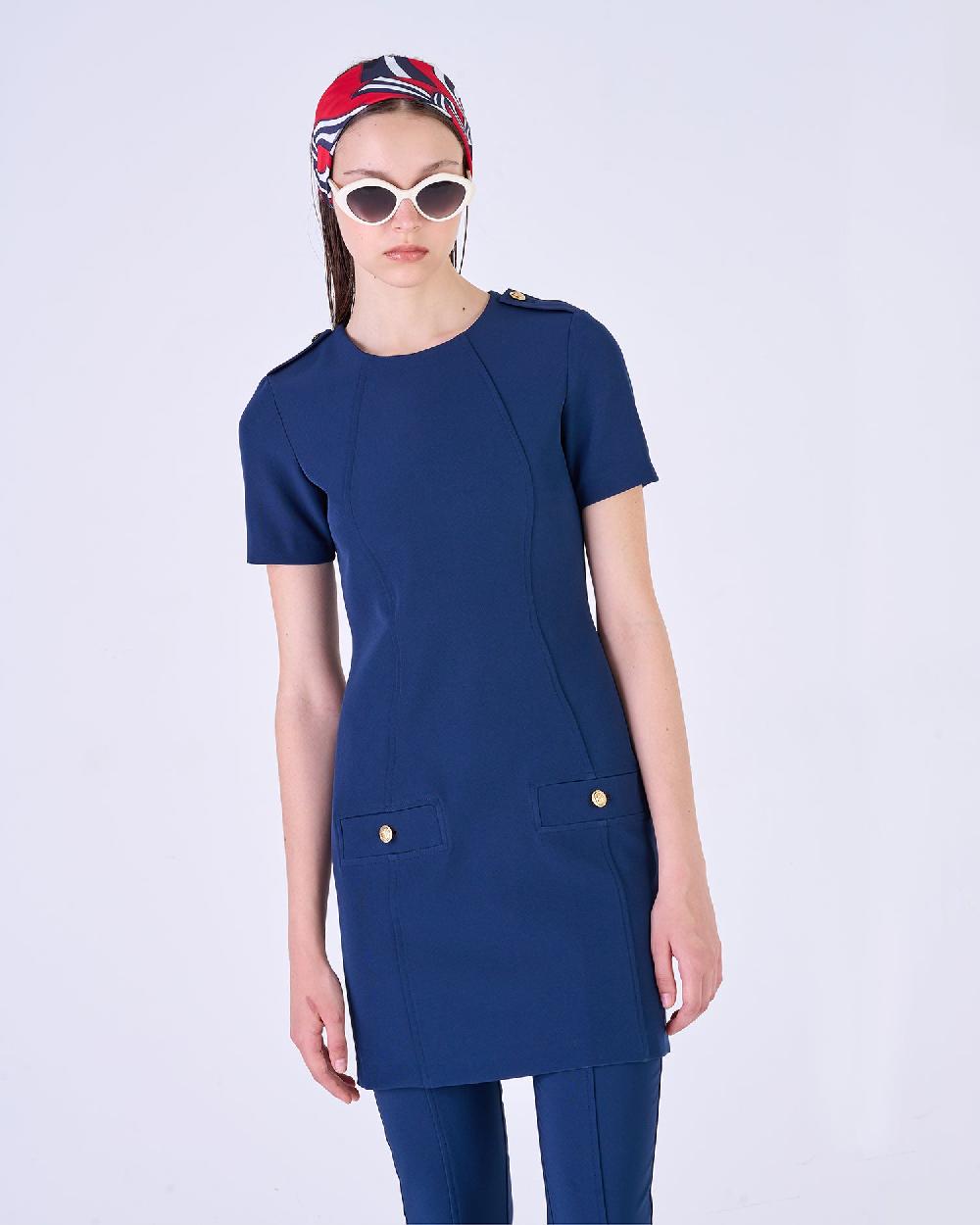 Silvian Heach Abito Con Bottoni Decorativi