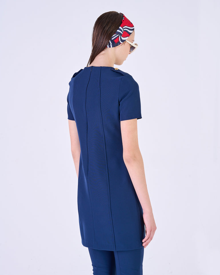 Silvian Heach Abito Con Bottoni Decorativi