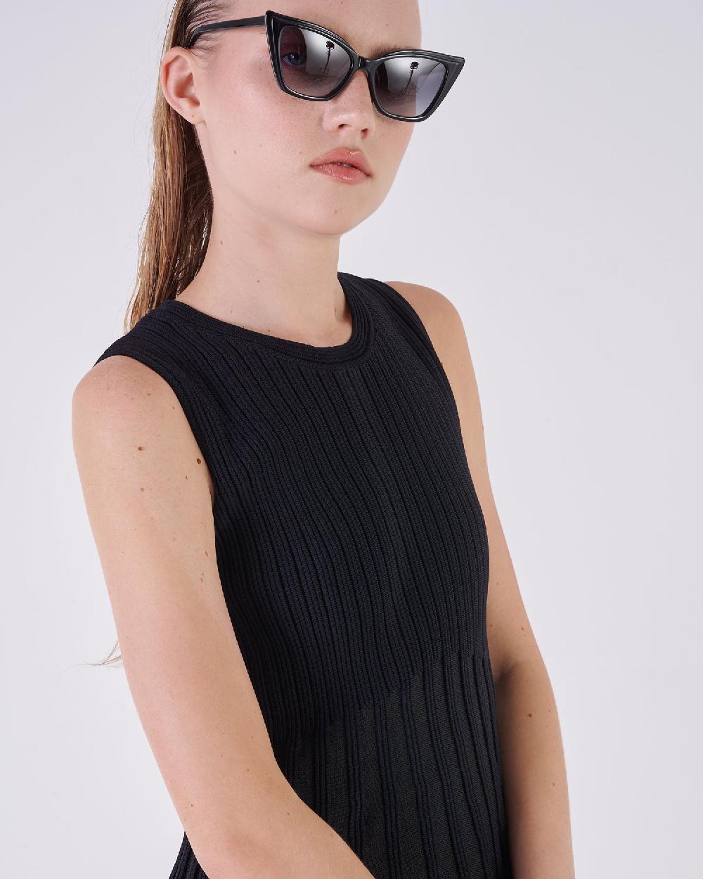 Silvian Heach Abito Con Gonna Plissettata