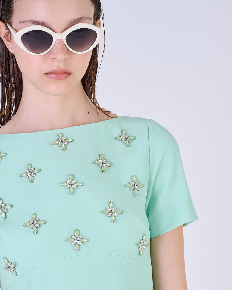 Silvian Heach Abito Corto Con Applicazioni