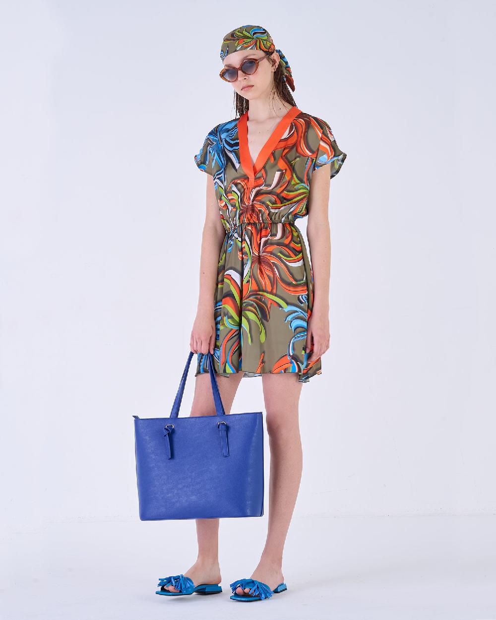 Silvian Heach Abito Corto Stampato