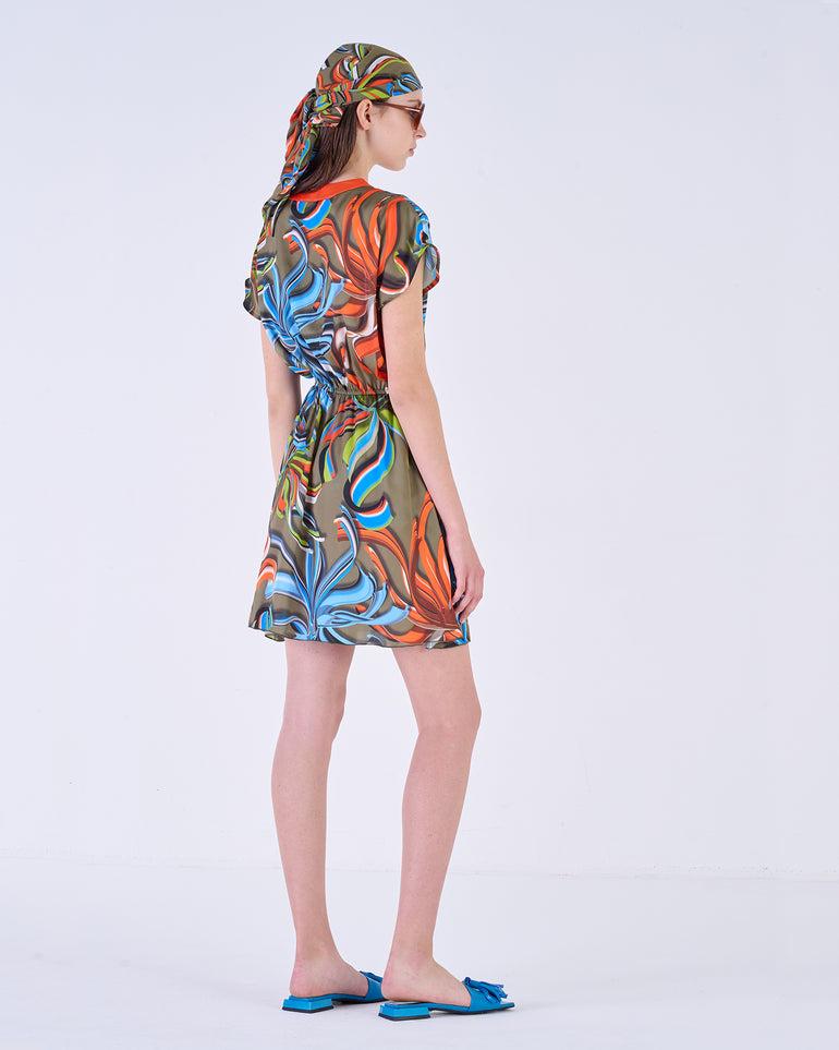 Silvian Heach Abito Corto Stampato