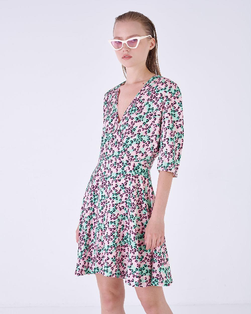 Silvian Heach Abito Leopardato