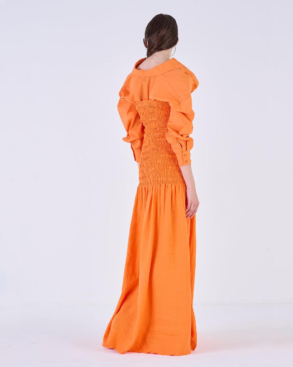 Silvian Heach Abito Lungo Arricciato