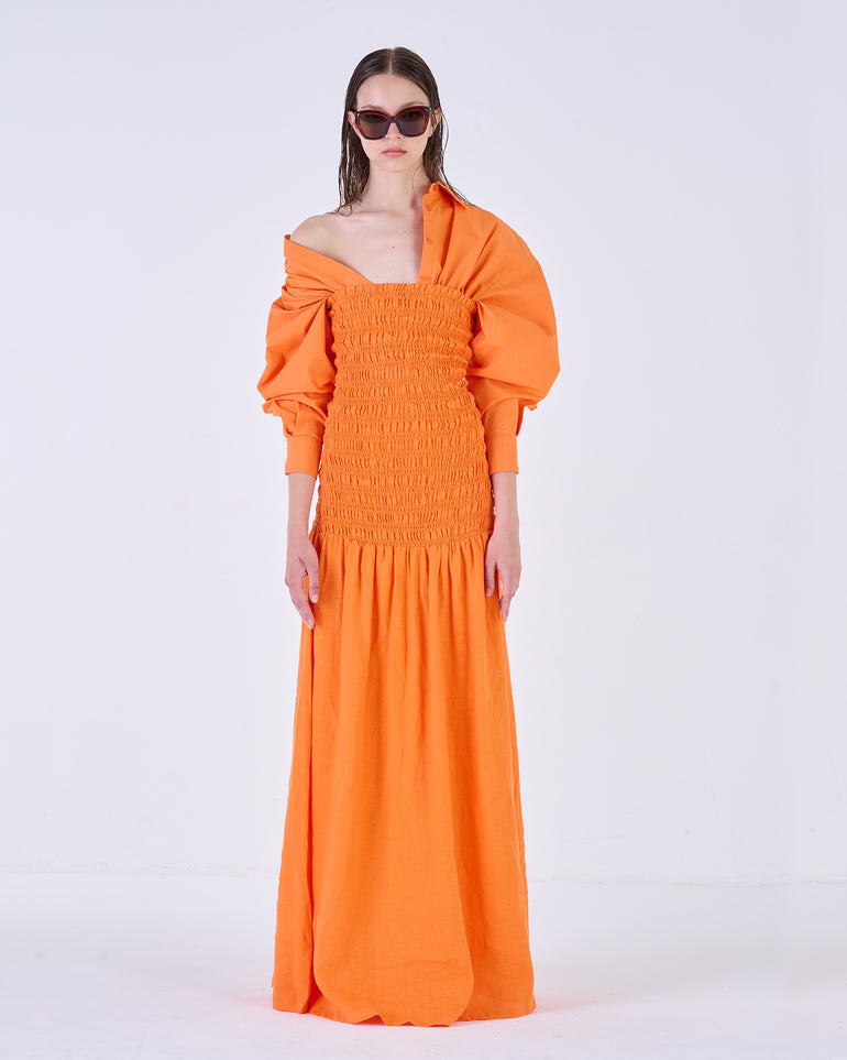 Silvian Heach Abito lungo arricciato