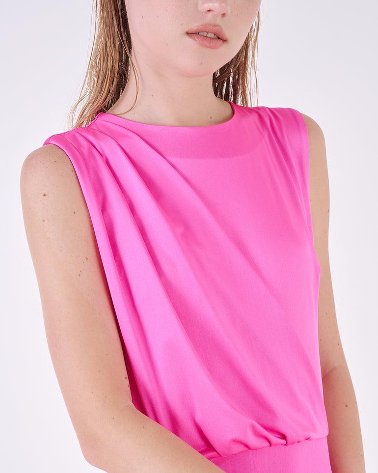 Silvian Heach Abito Lungo Con Spacco Laterale