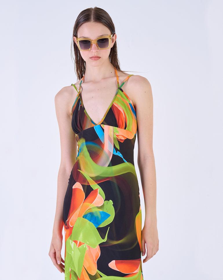 Silvian Heach Abito Lungo Floreale