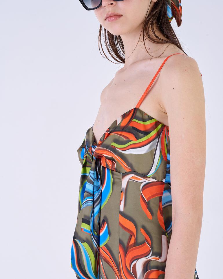 Silvian Heach Abito Lungo Stampato