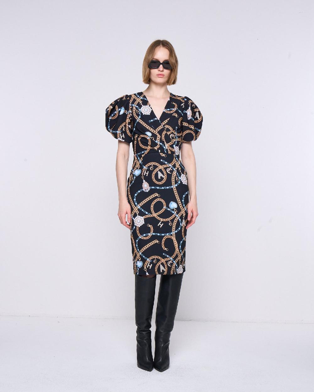 Silvian Heach Abito Midi A Fantasia