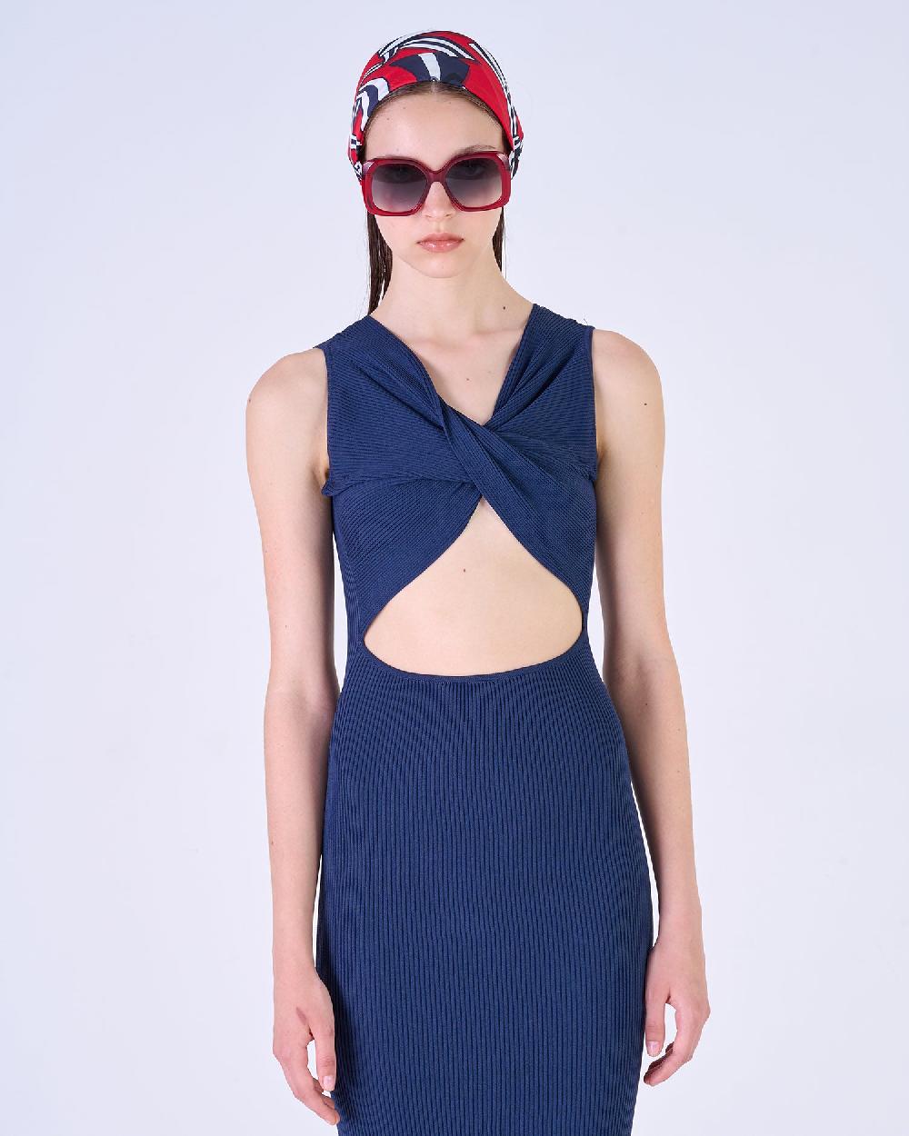 Silvian Heach Abito Midi Con Incrocio