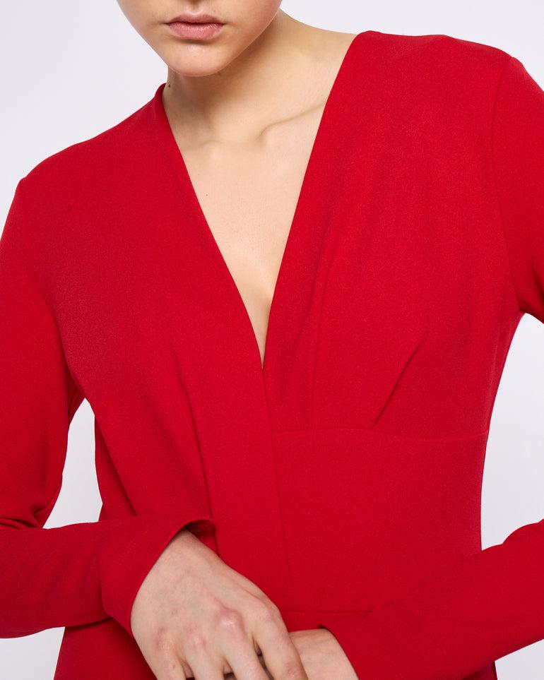 Silvian Heach Abito Midi Con Scollo Profondo