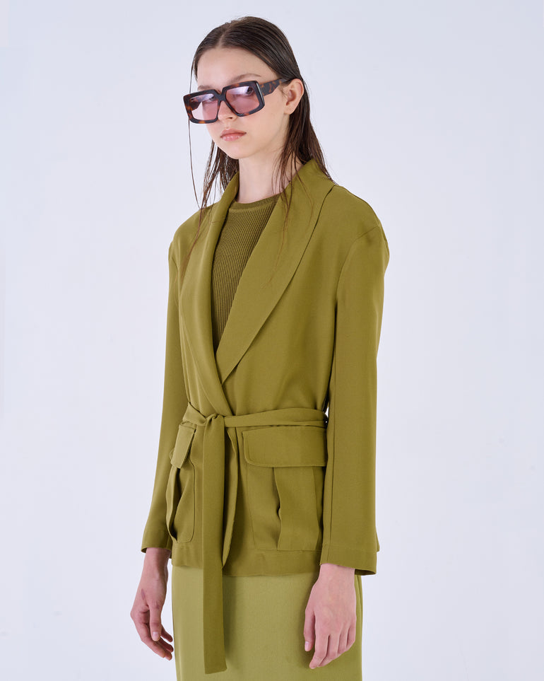 Silvian Heach Blazer Con Cintura Da Annodare