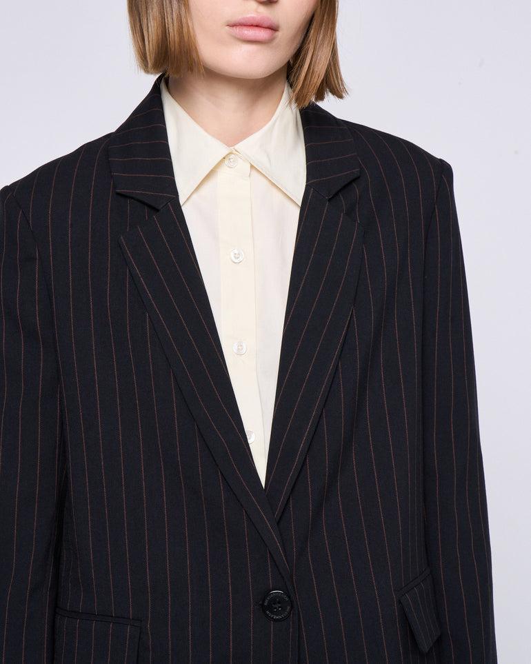 Silvian Heach Blazer Monopetto Gessato