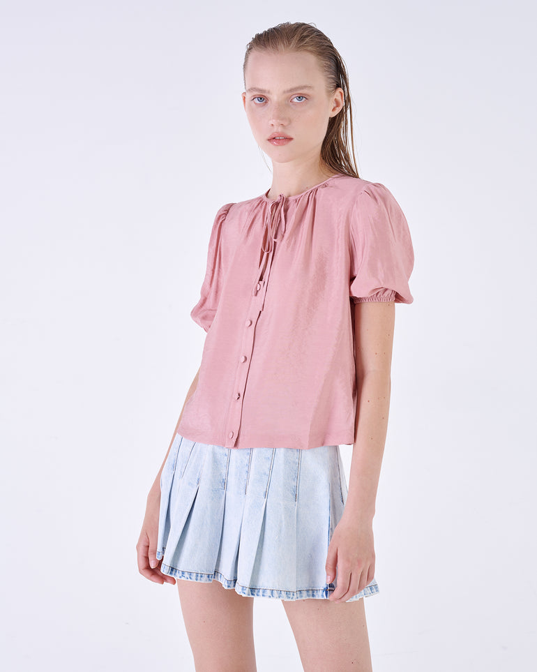 Silvian Heach Blusa con maniche a palloncino