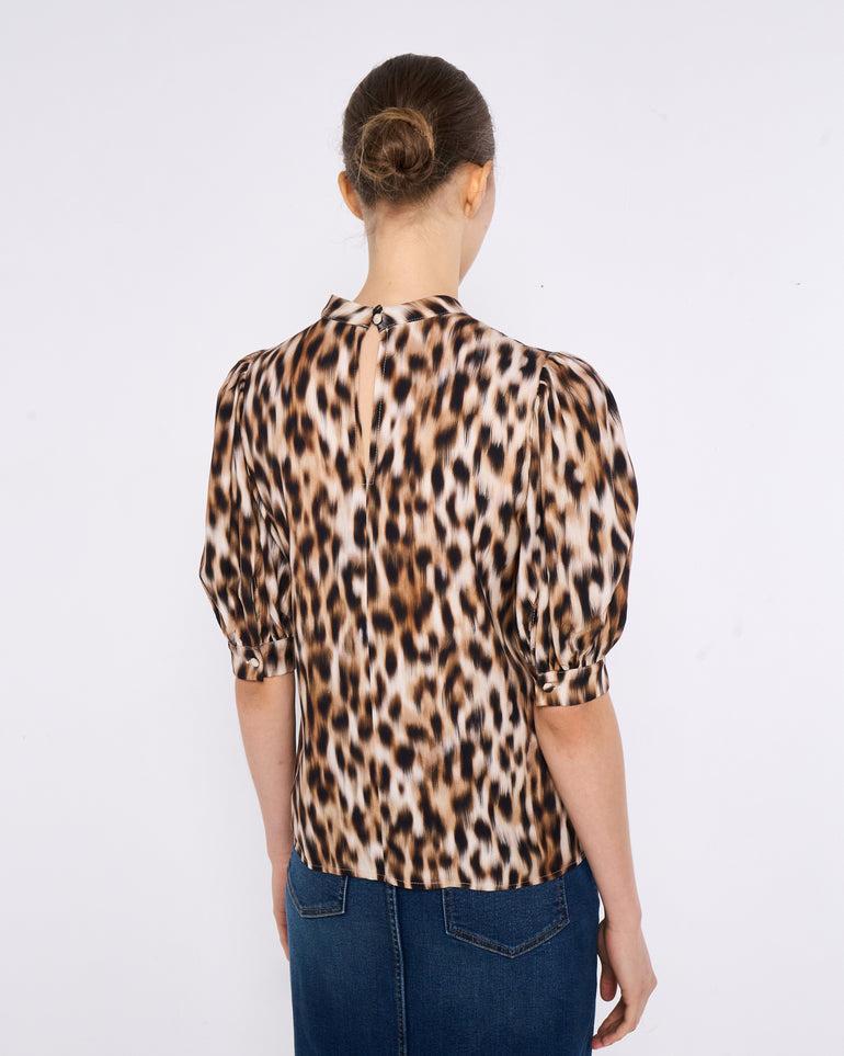 Silvian Heach Blusa Leopardata