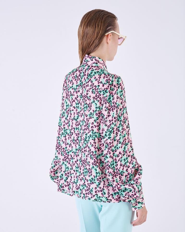 Silvian Heach Blusa Leopardata