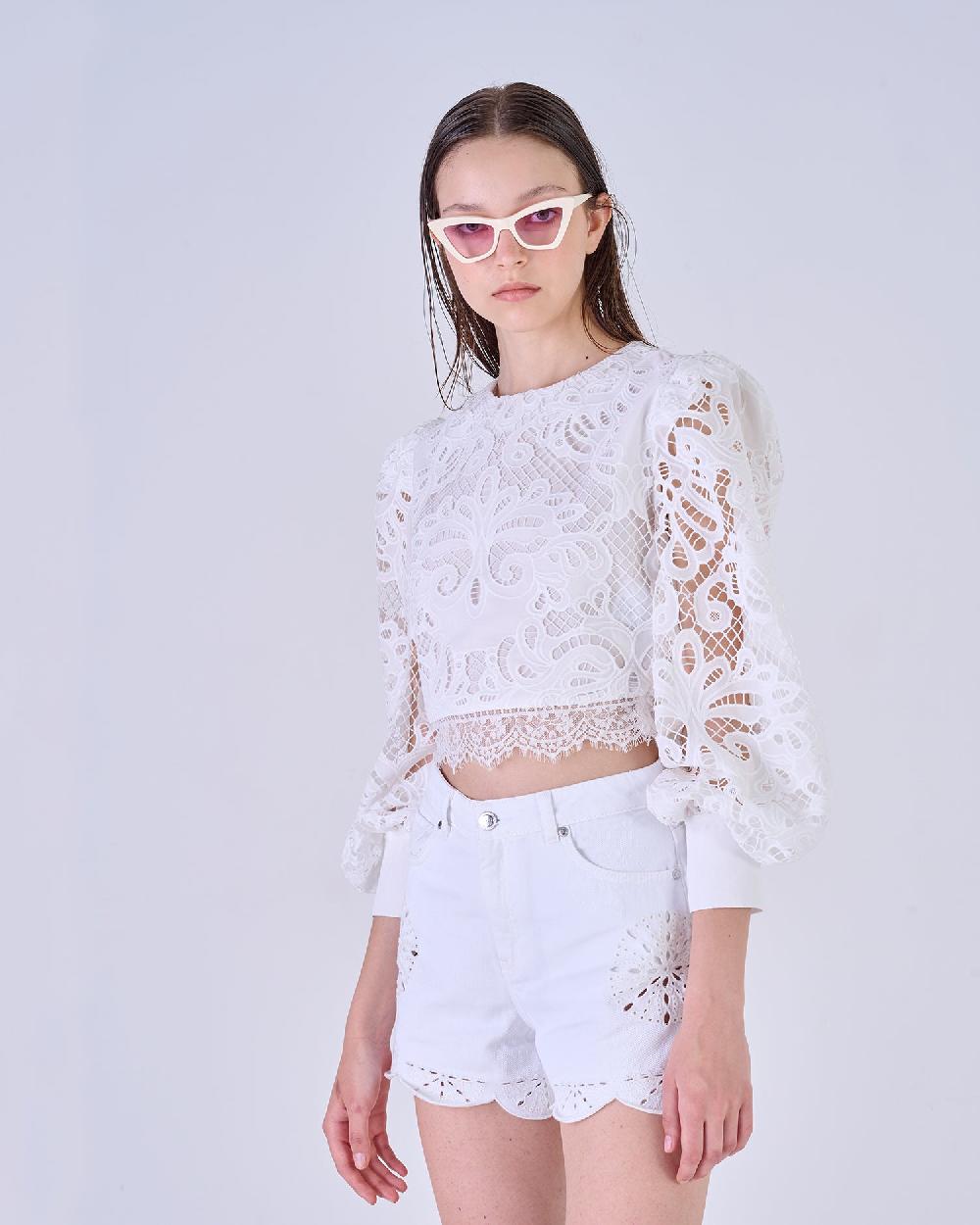 Silvian Heach Blusa Ricamata