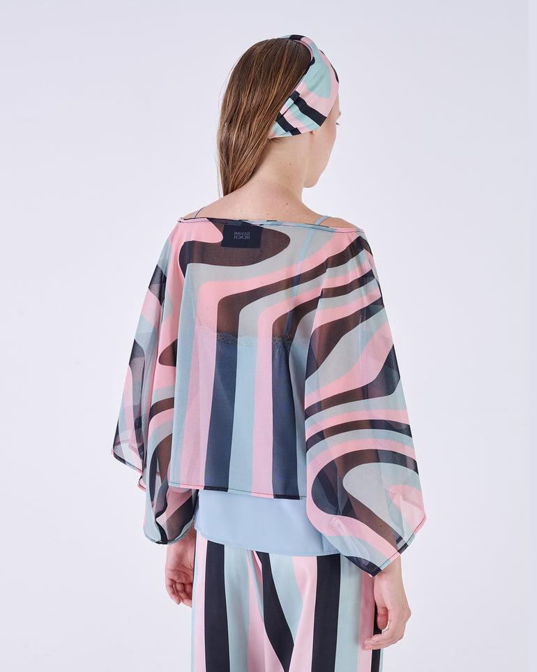 Silvian Heach Blusa Semitrasparente Multicolor