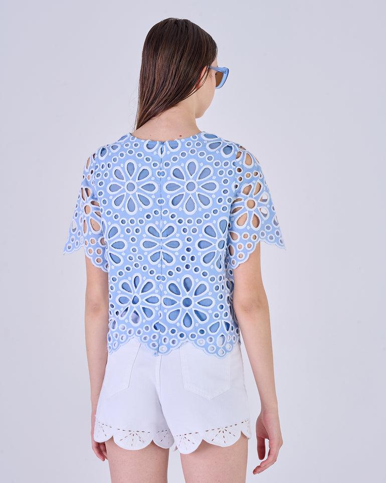 Silvian Heach Blusa Traforata A Fiori