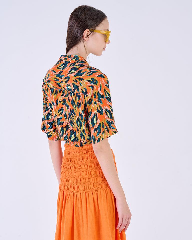 Silvian Heach Camicia Cropped Maculata