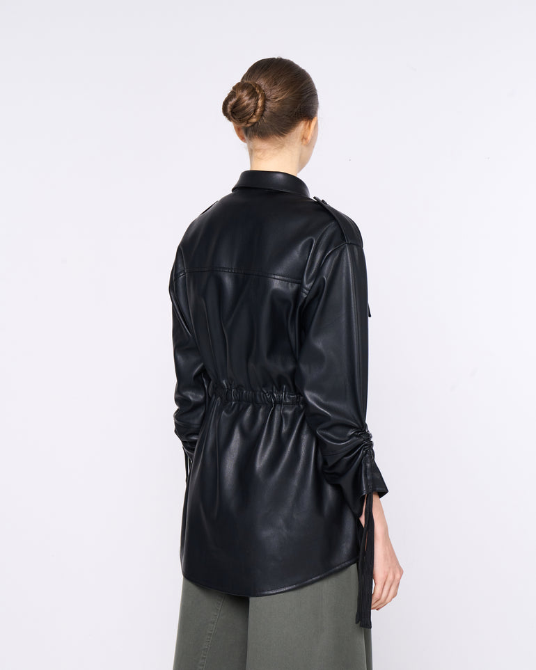 Silvian Heach Camicia In Eco Pelle