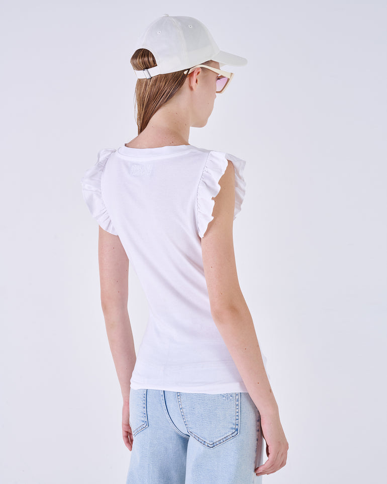 Silvian Heach Canotta Con Ruches