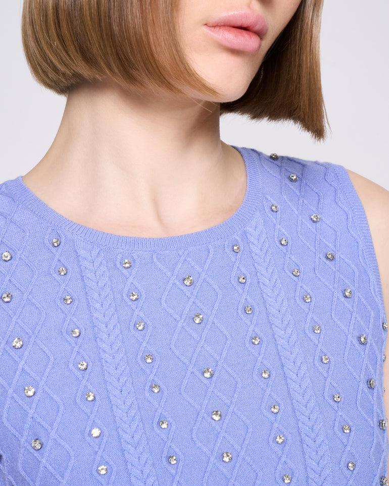 Silvian Heach Canotta Con Strass