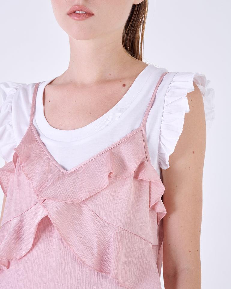 Silvian Heach Canotta Con Volant