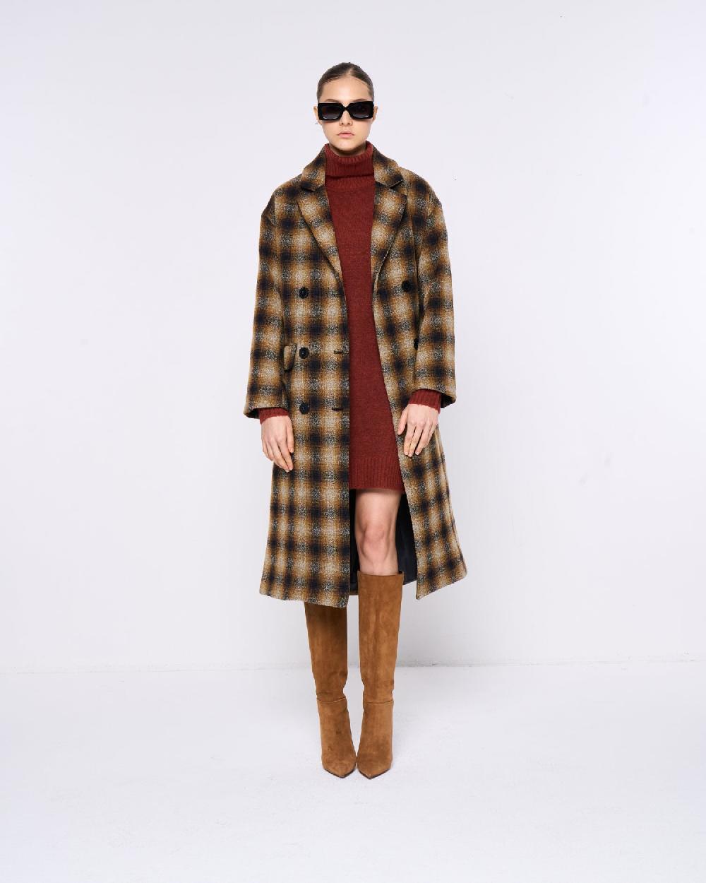 Silvian Heach Cappotto Doppiopetto A Quadri