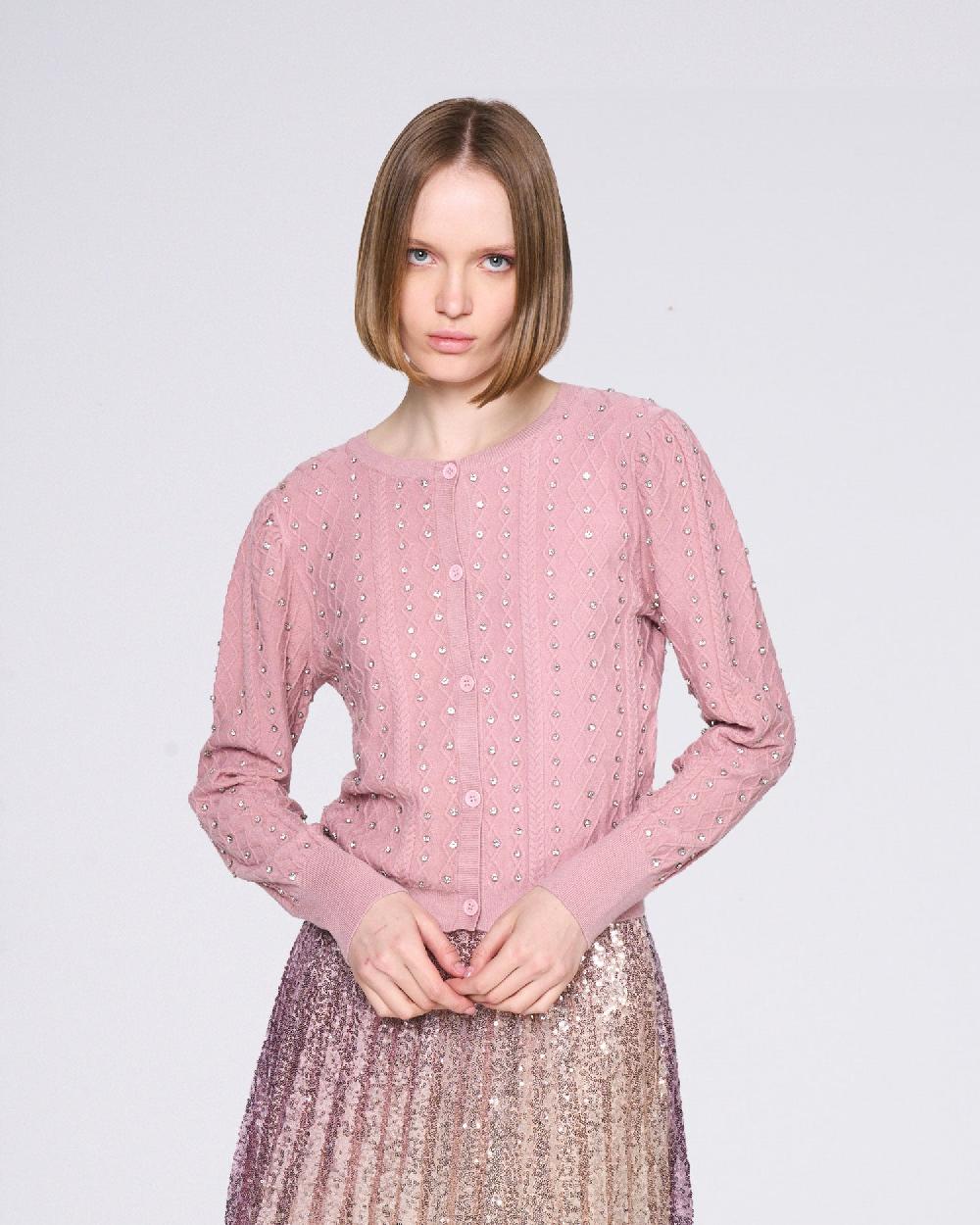 Silvian Heach Cardigan Con Strass